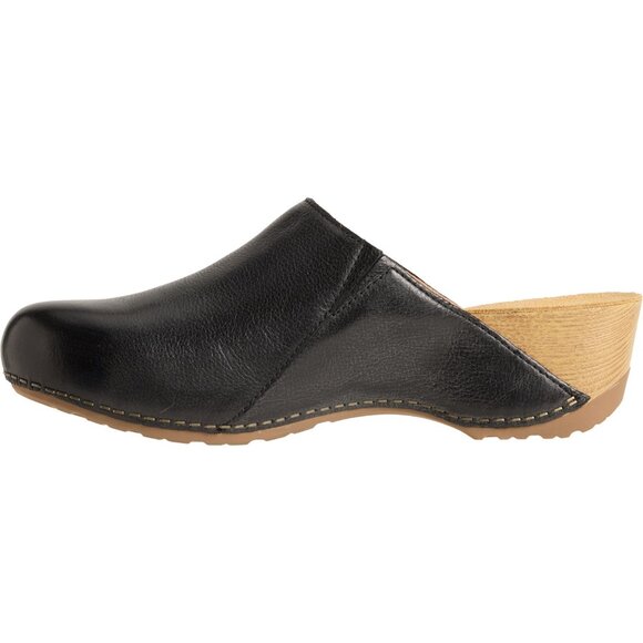 NEW Dansko Talulah Clogs - Leather  in black For Women 925 6s3 - Picture 7 of 9